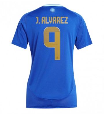 Argentina Julian Alvarez #9 Bortatröja Kvinnor Copa America 2024 Kortärmad